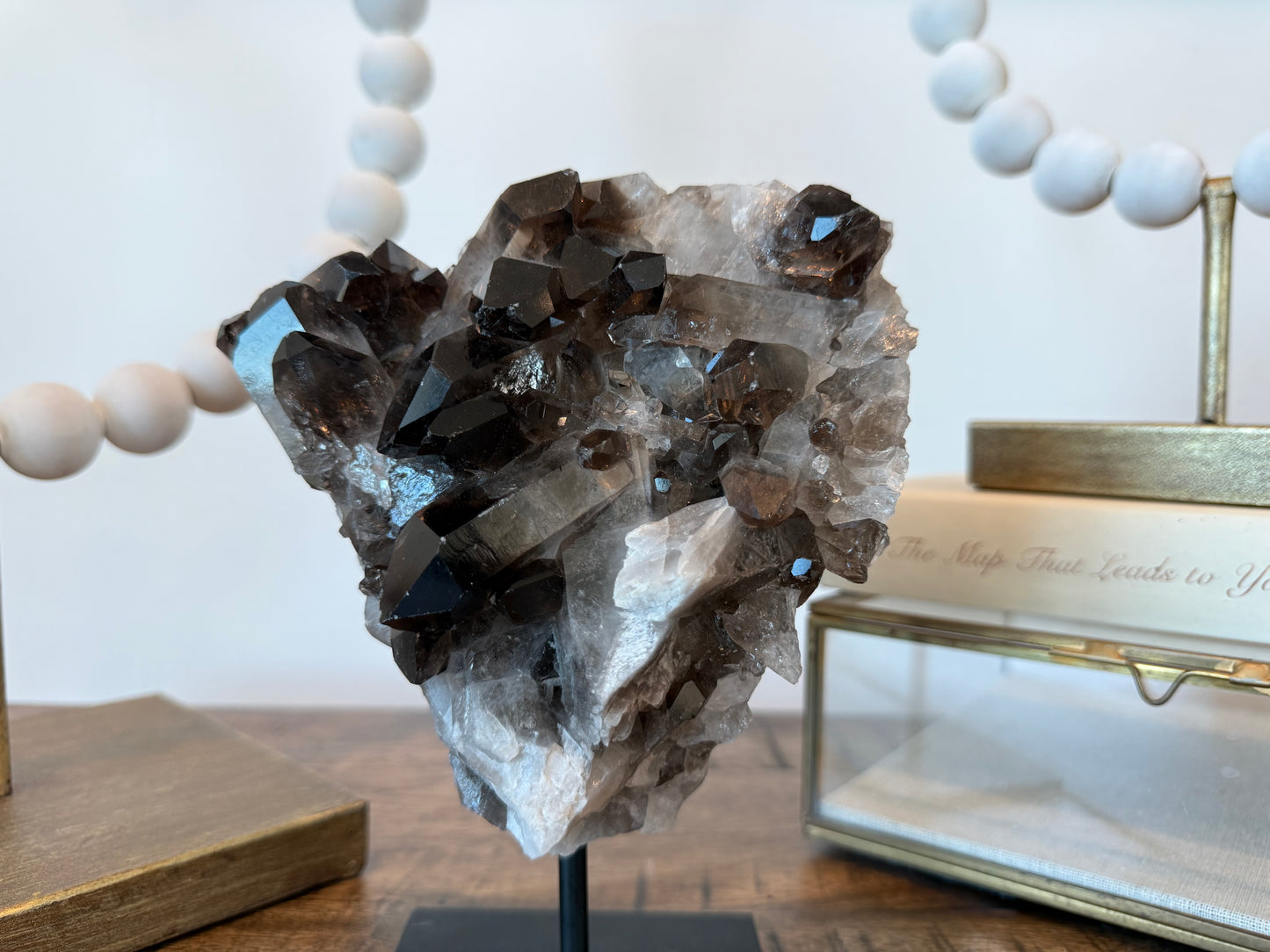Statement Smoky Quartz on Stand