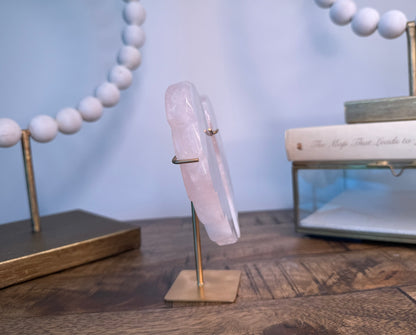 Rose Quartz Angel Wings 5.75”