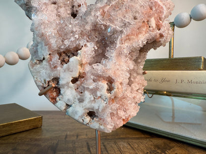 Coral Reef Pink Amethyst on Stand