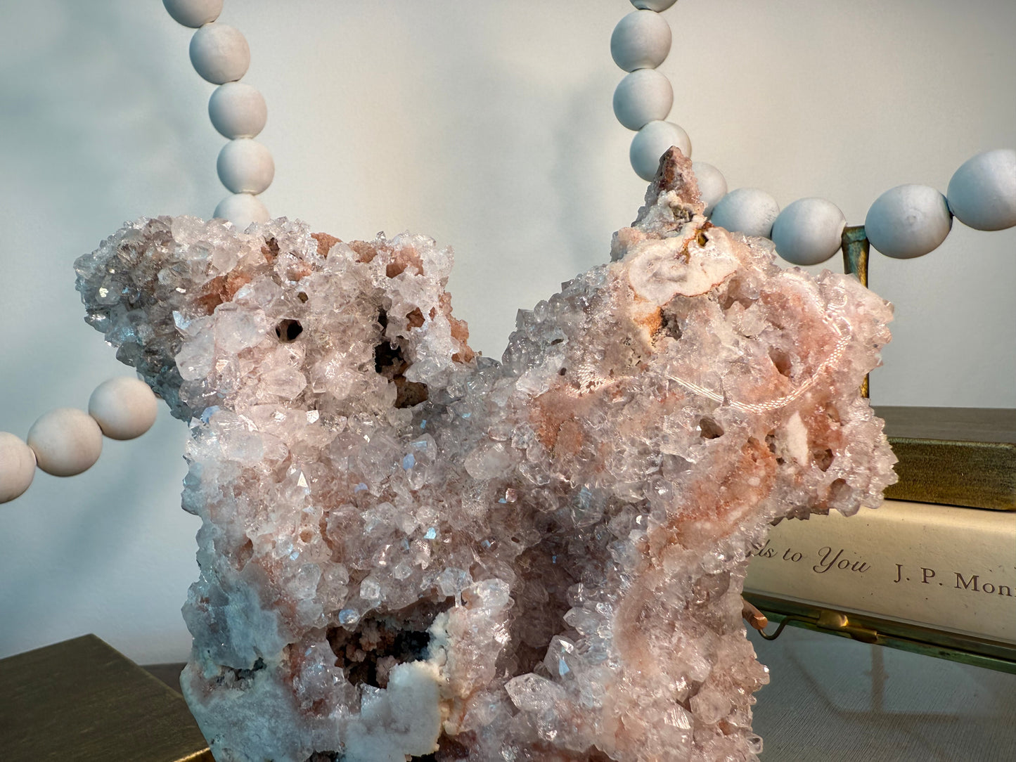 Coral Reef Pink Amethyst on Stand