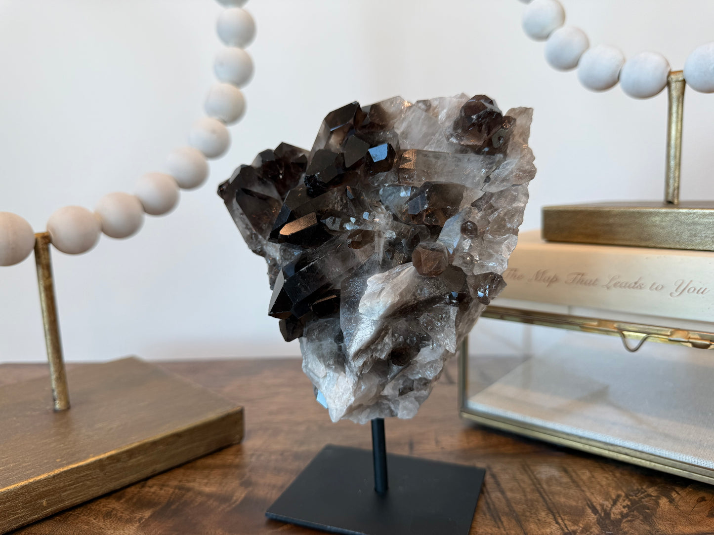 Statement Smoky Quartz on Stand