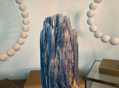 Raw Blue Kyanite on Stand