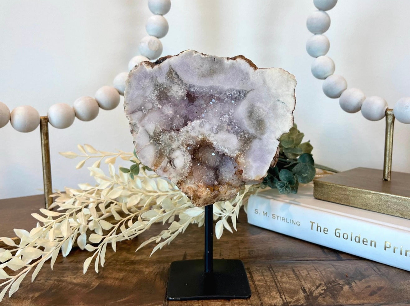 pink amethyst home decor