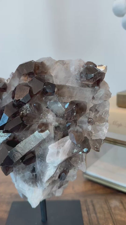 Statement Smoky Quartz on Stand